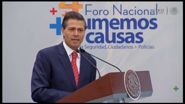 Peña Nieto reitera su rechazo a la legalización de marihuana
